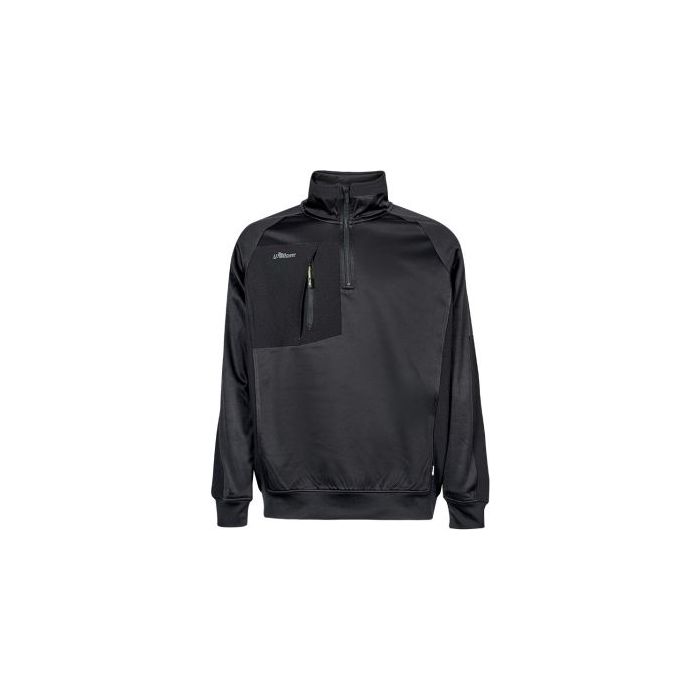 Upower Leeds Sudadera Polar - Talla 4XL - Proteccion Termica Avanzada - Color Negro Carbon