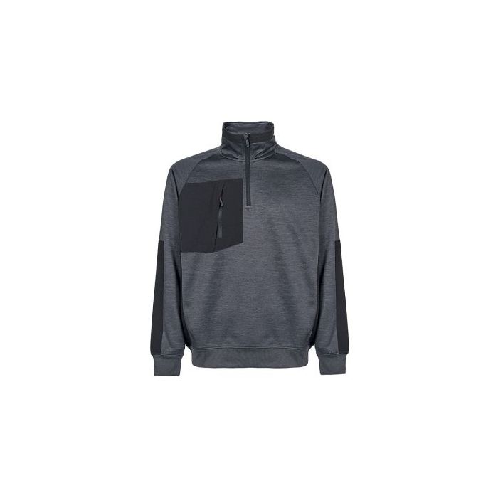 Upower Leeds Sudadera Polar - Talla L - Proteccion Termica - Color Gris Meteorito