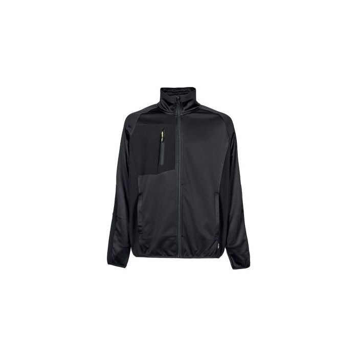 Upower Hull Sudadera Polar - Talla 3XL - Cremallera Zip - Color Negro Carbon