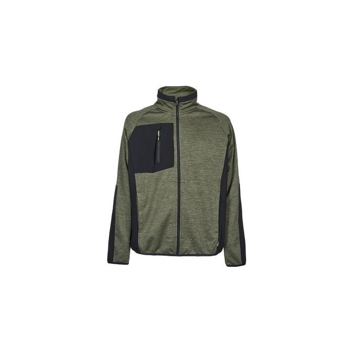 Upower Hull Sudadera Polar - Talla 2XL - Cremallera Zip, Proteccion Termica - Color Verde Oscuro