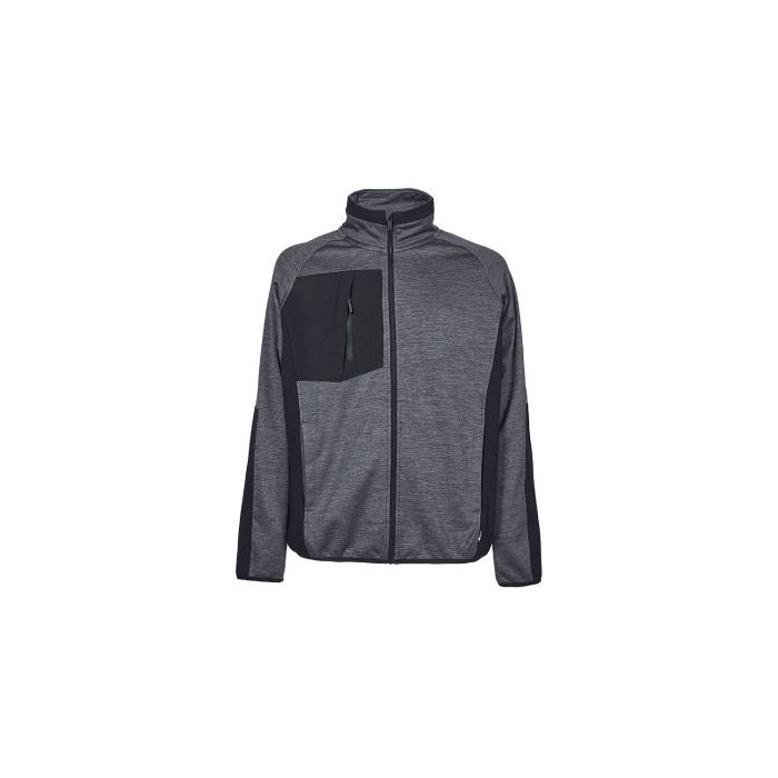 Upower Hull Sudadera Polar - Talla 4XL - Cremallera Zip, Proteccion Contra el Frio - Color Gris Meteorito