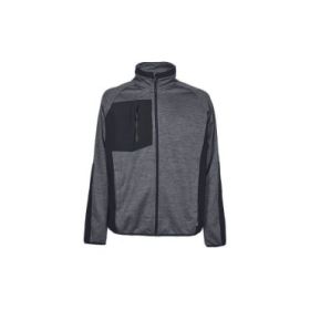 Upower Hull Sudadera Polar - Talla L - Tipo Cremallera Zip - Color Gris Meteorito