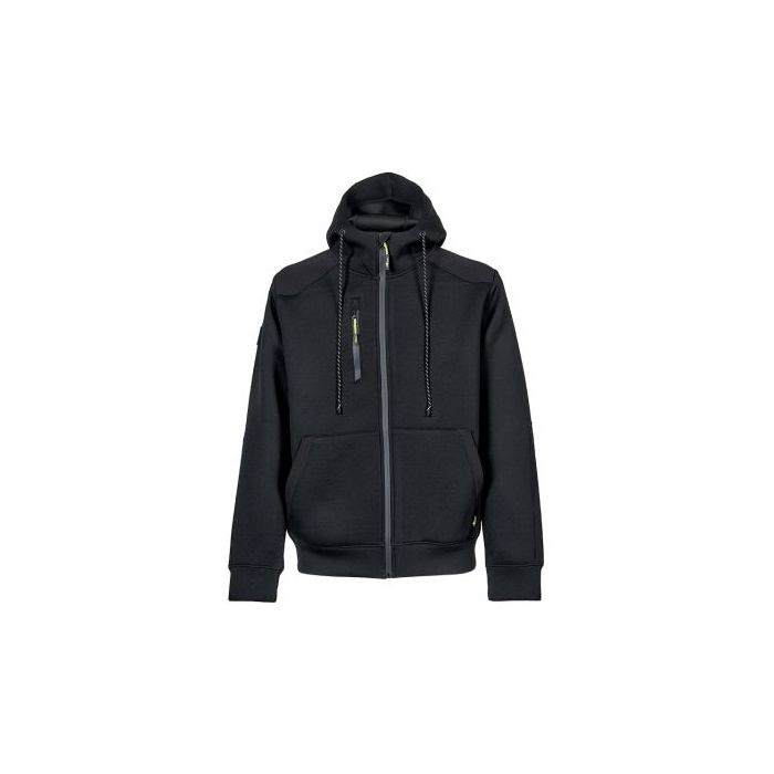Upower Cork Sudadera - Talla 3XL - Proteccion Incluida, Peso Ligero, Material Sintetico - Color Negro Carbon