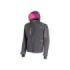 Upower Space Lady Chaqueta Softshell - Talla XL - Membrana U-Tex, Repelente al Agua, a Prueba de Viento, Transpirable, Forro Micropolar, Capucha Desmontable, Proteccion DPI1 - Color Gris Fucsia
