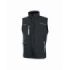 Upower Universe Chaleco Softshell Impermeable - Talla S - Transpirable, Resistente al Viento, Forro Micropolar, Bolsillo Free Sound, Detalles Reflectantes, Proteccion DPI1 - Color Gris Asfalto