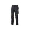 Upower World Pantalon Stretch Resistente - Talla M - Secado Rapido, Bolsillos Multifuncionales, Ajuste Retractil, Costuras Triples, Proteccion DPI1 - Color Negro Carbon