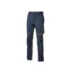 Upower World Pantalon Stretch Resistente - Talla 4XL - Transpirable y de Secado Rapido, Bolsillos Funcionales, Ajuste Retractil, Detalles Reflectantes, Proteccion DPI1, Costuras Triples - Color Azul Marino