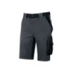 Upower Mercury Pantalon Corto de Alta Calidad - Talla 5XL - Repelente al Agua, Transpirable, Secado Rapido, Multiples Bolsillos, Proteccion DPI1 - Color Gris Asfalto Verdoso