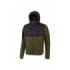 Upower Spock Chaqueta Hibrida Transpirable y Antiviento - Talla 4XL - Cremallera Impermeable, Capucha Ajustable, Plumon Acolchado sin Costuras, Bolsillos Fluorescentes, Proteccion DPI1 - Color Verde Oscuro