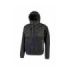 Upower Spock Chaqueta Hibrida Transpirable y Antiviento - Talla 3XL - Cierre Impermeable, Capucha Ajustable, Plumon Acolchado sin Costuras, Bolsillos Fluorescentes, Proteccion DPI1 - Color Gris Meteorito