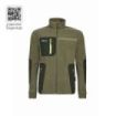 Upower Venus Sudadera Polar con Cremallera - Talla S - Alta Transpirabilidad, Acabados Hot Press, Tres Bolsillos con Cremallera, Proteccion DPI1 - Color Verde Oliva