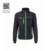 Upower Venus Sudadera Polar con Cremallera - Talla L - Alta Transpirabilidad, Confort y Durabilidad, Proteccion DPI1, Tres Bolsillos con Cremallera - Color Gris Asfalto Verdoso