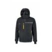 Upower Wink Chaqueta de Trabajo de Invierno - Talla S - Acolchado de Grafeno, Impermeable, Capucha Fija Regulable, Multibolsillos, Detalles Reflectantes, Proteccion DPI1 - Color Negro Carbon