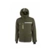 Upower Wink Chaqueta de Trabajo de Invierno - Talla XL - Acolchado de Grafeno, Impermeable, Capucha Fija Regulable, Multibolsillos, Detalles Reflectantes, Proteccion DPI1 - Color Verde Oscuro