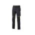 Upower World Lady Pantalon Stretch Resistente - Talla S - Transpirable y de Secado Rapido, Multiples Bolsillos Funcionales, Ajuste Retractil, Detalles Reflectantes, Proteccion DPI1 - Color Negro Carbon