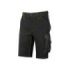 Upower Mercury Lady Pantalon Corto Elastico - Talla 3XL - Repelente al Agua, Alta Transpirabilidad, Secado Rapido, Multiples Bolsillos Funcionales, Cintura Elastica, Proteccion DPI1 - Color Negro Carbon