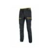Upower Horizon Pantalones de Trabajo Elasticos - Talla 2XL - Tejido U-4, Corte Jogging, Impermeables, Transpirables, Secado Rapido, Multibolsillo, Proteccion Lumbar, Cinta Reflectante, DPI1 - Color Negro Carbon