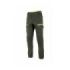 Upower Horizon Pantalones de Trabajo Elasticos - Talla 5XL - Corte Jogging, Impermeables, Transpirables, Secado Rapido, Multibolsillo, Proteccion Lumbar, Cinta Reflectante, DPI1 - Color Verde Oscuro
