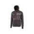 Upower Galaxy Sudadera de Trabajo con Cremallera - Talla L - Material Suave y Transpirable, Secado Rapido, Multiples Bolsillos, Capucha Ajustable, Detalles Reflectantes, Proteccion DPI1 - Color Gris Asfalto