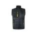 Upower Wall Chaleco de Trabajo con Relleno en Grafeno - Talla L - Termorregulacion Avanzada, Repelente al Agua, Propiedades Bacteriostaticas, Multibolsillos, Ajuste Optimo - Color Negro Carbon