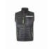 Upower Wall Chaleco de Trabajo con Relleno en Grafeno - Talla XS - Termorregulacion Avanzada, Repelente al Agua, Control Bacteriostatico, Multiples Bolsillos, Detalles Reflectantes - Color Gris Asfalto Verdoso