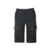 Upower Ares Bermudas de Trabajo con Corte Jogging - Talla L - Multibolsillos con Cremallera y Velcro, Proteccion Lumbar, Cinta Reflectante, Impermeables - Color Gris Asfalto