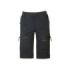 Upower Ares Bermudas de Trabajo con Corte Jogging - Talla XL - Multibolsillos con Cremallera y Velcro, Proteccion Lumbar, Cinta Reflectante, Impermeables - Color Gris Asfalto