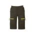 Upower Ares Bermudas de Trabajo con Corte Jogging - Talla XL - Cierre Resistente, Multibolsillos, Proteccion Lumbar, Cinta Reflectante, Impermeables - Color Verde Oscuro