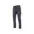 Upower Harmony Pantalones de Trabajo de Verano - Talla L - Tejido Elastico, Corte Jogging, Impermeables, Secado Rapido, Multiples Bolsillos, Detalles Reflectantes - Color Gris Asfalto