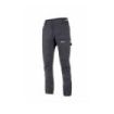 Upower Harmony Pantalones de Trabajo de Verano - Talla L - Tejido Elastico, Corte Jogging, Impermeables, Secado Rapido, Multiples Bolsillos, Detalles Reflectantes - Color Gris Asfalto