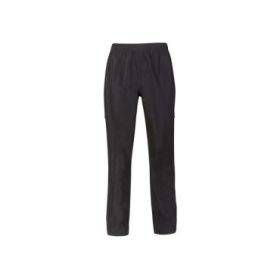 Upower Bioko Pantalones Impermeables de Trabajo - Talla 2XL - Cremalleras Laterales Waterproof, Tecnologia de Grafeno, Termorregulacion Inteligente, Propiedades Bacteriostaticas, Cintura Elastica con Velcro - Color Negro