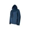 Upower Verve Chaqueta Tecnica - Talla XL - Proteccion Contra Lluvia y Frio, Softshell con Interior de Micro-Fleece, Capucha Desmontable, Multiples Bolsillos, Detalles Reflectantes - Color Azul Marino