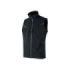 Upower Brio Chaleco de Trabajo Softshell - Talla 2XL - Repelente al Agua, Interior de Microfleece, Tecnologia de Grafeno, Multiples Bolsillos, Insertos Reflectantes, Cremallera Waterproof - Color Negro