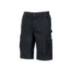Upower Solaris Bermudas Cargo Funcionales - Talla 4XL - Tejido Ripstop Elastico, Multibolsillos, Detalles Reflectantes, Proteccion Lumbar, Cierre Antirayaduras, Porta Identificacion Oculto - Color Negro