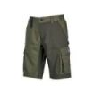 Upower Solaris Bermudas Cargo Funcionales - Talla 4XL - Tejido Ripstop Elastico, Multibolsillos, Detalles Reflectantes, Proteccion Lumbar, Ajuste Seguro - Color Verde Oscuro