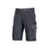 Upower Solaris Bermudas Cargo Funcionales - Talla 4XL - Tejido Ripstop Elastico, Multibolsillos, Detalles Reflectantes, Proteccion Lumbar, Cierre Antirayaduras, Porta Identificacion Oculto - Color Gris
