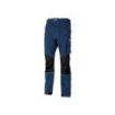 Upower Ibiza Pantalon de Trabajo con Tejido Tecnico Elastico - Talla M - Bolsillos Inteligentes, Cinturon Integrado, Detalles Reforzados, Cinta Reflectante, Triple Costura - Color Azul Oscuro Westlake