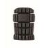 Upower Ergonómica Rodilla Rodilleras Ergonomicas - Talla Unica - Compatibles con Pantalones con Bolsillos, Cumplen Normativa en 14404:2004+a1:2010, Material EVA - Color Negro Carbon