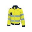Upower Gleam Chaqueta Funcional con Bolsillos Multifuncionales - Talla M - Portatarjetas Retractil, Rayas Reflectantes, Triple Costuras, Proteccion DPI2, Ajuste Personalizado - Color Amarillo Fluorescente
