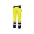Upower Beacon Pantalon de Trabajo con Bolsillos Multifuncionales - Talla 4XL - Cierre de Seguridad, Cintura Porta Martillo, Rodillas Preformadas, Proteccion DPI2, Costuras Reforzadas - Color Amarillo Fluorescente