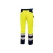 Upower Radiant Pantalon Confortable y Funcional - Talla XL - Forro Interior en Franela, Multiples Bolsillos, Ajuste de Cintura Elastico, Detalles Reflectantes, Proteccion DPI2 - Color Amarillo Fluorescente