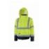 Upower Crafty Cazadora Bomber Alta Visibilidad - Talla S - Mangas Separables, Bandas Reflectantes, Antilluvia, Transpirable, Impermeable, Capucha Plegable, Proteccion DPI3 - Color Amarillo Fluorescente