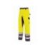 Upower Subu Pantalones Impermeables y Transpirables - Talla 3XL - Bolsillos Multifuncionales, Rodillas Reforzadas, Cintura Elastica, Proteccion DPI2, Visibilidad Mejorada - Color Amarillo Fluorescente
