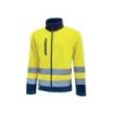 Upower Boing Chaqueta Polar con Cremallera Completa - Talla M - Bolsillos con Cremallera, Detalles Reflectantes, Proteccion DPI2, Certificacion CE - Color Amarillo Fluorescente