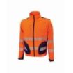 Upower Bea Cazadora de Trabajo Alta Visibilidad - Talla 2XL - Mangas Separables, Bolsillos Funcionales, Bandas Reflectantes Termoselladas, Ajuste Regulable, Proteccion DPI2 - Color Naranja Fluorescente