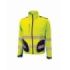 Upower Bea Cazadora de Trabajo Alta Visibilidad - Talla 2XL - Mangas Separables, Bolsillos Funcionales, Bandas Reflectantes Termoselladas, Ajuste con Velcro, Proteccion DPI2 - Color Amarillo Fluorescente