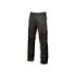 Upower Smile Pantalones de Trabajo en Algodon Elastico - Talla 52 - Bolsillos Multifuncionales, Cierre Resistente, Refuerzo en Rodillas, Ajuste Slim Fit, Proteccion DPI1 - Color Negro Carbon