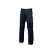 Upower Smile Pantalones de Trabajo en Algodon Elastico - Talla 54 - Comodidad y Durabilidad, Multiples Bolsillos, Refuerzos en Zonas Exigidas, Ajuste Slim Fit, Proteccion DPI1 - Color Azul Marino