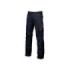 Upower Smile Pantalones de Trabajo en Algodon Elastico - Talla 64 - Multiples Bolsillos, Cierre con Cremallera, Refuerzos en Rodillas, Ajuste Slim Fit, Proteccion DPI1 - Color Azul Marino
