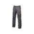 Upower Smile Pantalones de Trabajo en Algodon Elastico - Talla 54 - Multiples Bolsillos, Cierre con Cremallera, Refuerzos en Rodillas, Ajuste Slim Fit, Proteccion DPI1 - Color Gris Meteorito
